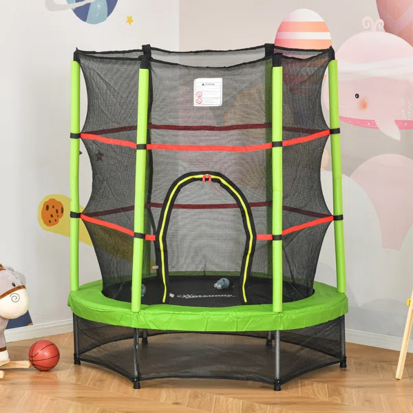 Outsunny+Round+Kid+_+Toddler+Trampoline-61797242